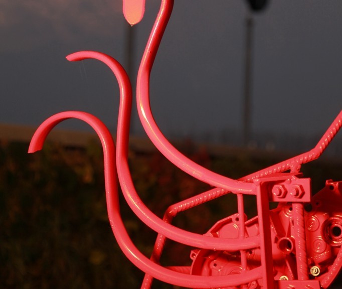 BERBACH-Elbe-Coq-art-Upcycle-by Jeannot Schroeder